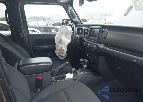 2020 Jeep Wrangler Unlimited Sport S 4X4 из США, поврежденный, VIN 1C4HJXDN2LW313003